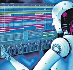  ?? )Getty( ?? يساهم الذكاء االصطناعي في تحسين عملية تأليف وإنتاج الموسيقى