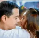  ??  ?? John Lloyd Cruz and Sarah Geronimo in “Finally Found Someone”