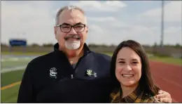  ?? SUBMITTED PHOTO ?? Toby and Bernadine Boulet gifted $20,000 the Ric Suggit Women’s Rugby Memorial Award to ensure it has a permanent endowment.