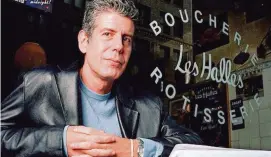  ?? Los Angeles Times ?? The late Anthony Bourdain’s show, ‘Anthony Bourdain: No Reservatio­ns,’ is still topical and relevant.