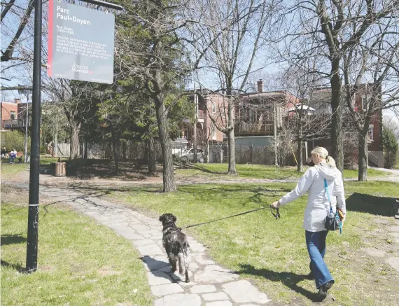  ?? PIERRE OBENDRAUF ?? Dog owners have long been known for logging more walking minutes than the general population. But these days, they’re probably getting more exercise than ever.