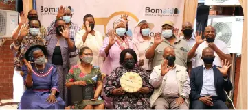  ?? ?? Some of the first 50 members who have been with Bomaid since its formative years