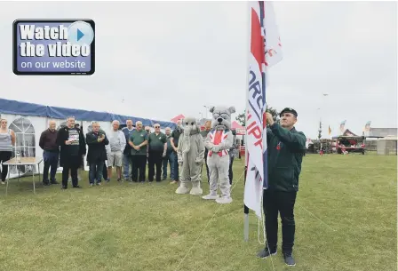  ??  ?? Armed Forces weekend launches at Seaburn Recreation Ground.