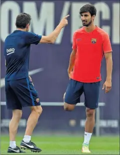  ??  ?? MEDIÁTICO. André Gomes, el fichaje de más relumbrón del Barça.