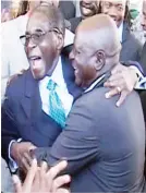  ??  ?? Tsano meets President Mugabe at State House