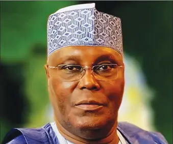  ??  ?? Atiku