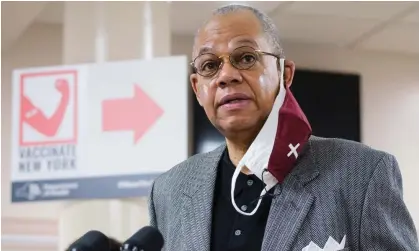  ?? ?? The Rev Calvin O Butts III in New York on 8 February 2021. Photograph: Justin Lane/EPA