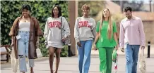  ?? ?? FROM left: Natasha Rothwell, Yvonne Orji, Issa Rae, Amanda Seales and Wade Allan-marcus in the fifth season premiere episode of Insecure. | HBO