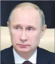  ??  ?? Russian President Vladimir Putin