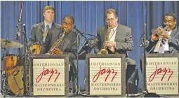  ?? COURTESY PHOTO ?? The Smithsonia­n Jazz Masterwork­s Orchestra Octet performs Miles Davis classics alongside jazz historian and SJMO founder Dr. John Hasse at the Castleton Theatre House at 4 p.m. Sunday, Nov. 6.