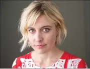  ?? Associated Press photo ?? Greta Gerwig poses for a portrait in New York to promote her film “Lady Bird.”