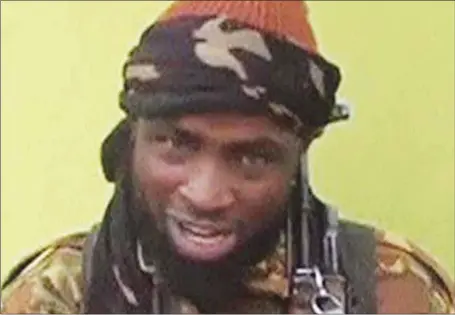  ??  ?? Abubakar Shekau, leader of Boko Haram
