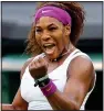  ??  ?? CALL FOR CHANGE: Serena Williams