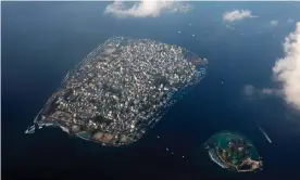  ??  ?? Malé, capital of the Maldives, a member of the Alliance of Small Island States. Photograph: Reinhard Krause/Reuters