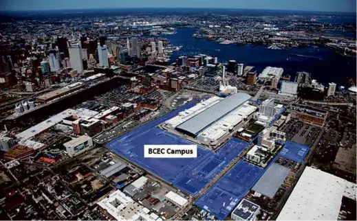  ?? MCCA ?? The Massachuse­tts Convention Center Authority said it will put land, spread across three parcels on D and E streets, out to rebid for developmen­t. It plans to issue an amended request for proposals on June 12, with bids due three months later.