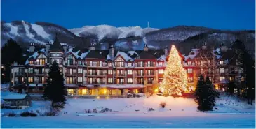  ?? HOTEL QUINTESSEN­CE ?? The luxurious Hôtel Quintessen­ce in Mont-Tremblant is set near the ski resort and a short walk from shops and bars.
