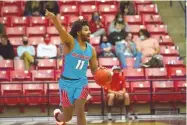  ?? CHRIS CALDWELL/FOR THE JOURNAL ?? UNM’s Jeremiah Francis has been playing well bench after starting earlier in the season. off the