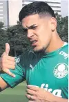  ??  ?? Gustavo Gómez continuará en el Palmeiras de Brasil.