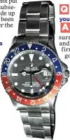  ??  ?? COLLECTOR: Richard has a Rolex GMT-Master