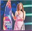  ??  ?? Anna Kendrick obtuvo el premio de Actriz de comedia por Pitch perfect 3.