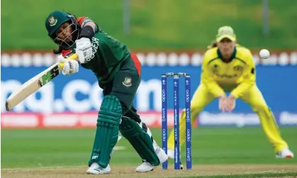  ?? Photograph: Aaron Gillions/AAP ?? Bangladesh have appeared in the last five Women’s T20 World Cups, but their only wins came whenthey hosted in 2014.