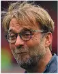  ??  ?? HAPPY: Jurgen Klopp