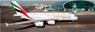  ??  ?? Emirates has worked with 3D Systems, a US based 3D printing equipment and material manufactur­er and services provider, and with UUDS, based in France, to print the first batch of 3D printed video monitor shrouds using 3D Systems Selective Laser...