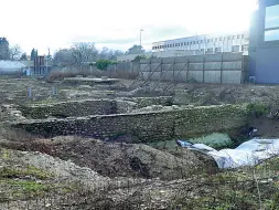  ??  ?? Reperti storici I resti della Villa romana emersi durante i lavori all’ex caserma Passalacqu­a