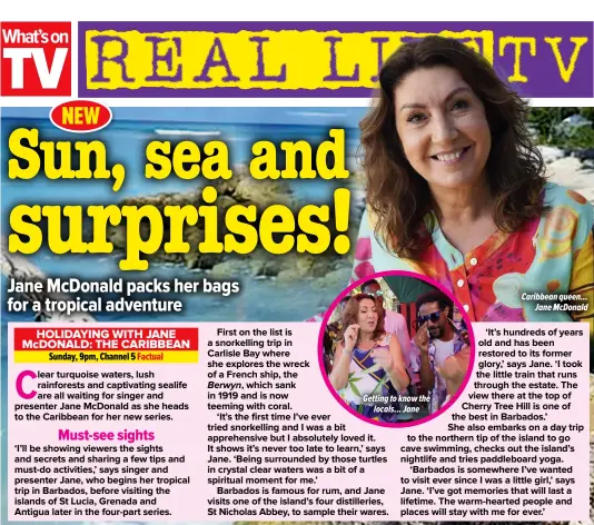  ?? ?? Caribbean queen... Jane Mcdonald