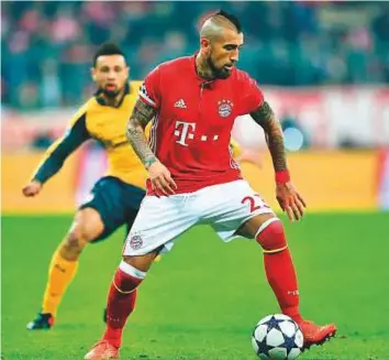  ?? Agencies ?? Man United are rumoured to be chasing midfielder­s Arturo Vidal (above) and Renato Sanches, but Ancelotti ruled out any move for Bayern Munich’s combative Chilean internatio­nal Vidal.