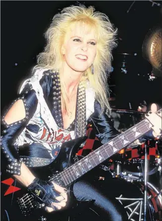 ?? Ron Galella
WireImage ?? LITA FORD
in September 1984, opening for Billy Idol at the Inglewood Forum.