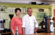  ?? Dagmar and Gunter Schwark, proprietor­s New Fishery Cafe & Restaurant, The Bridge, Killorglin. ??