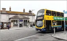  ??  ?? The 84 bus in Greystones.