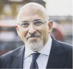  ??  ?? 0 UK vaccines minister Nadhim Zahawi said scientists are looking at a range of options for the booster vaccine