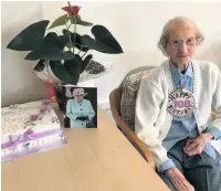  ??  ?? Mary Keir celebratin­g her 108th birthday in March.