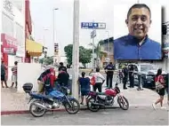  ??  ?? Hechos. Rubén Pat se encontraba en un bar al momento que sufrió el atentado.