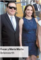  ??  ?? Oscar y María Marta Betancourt