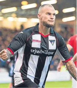  ?? Picture: SNS. ?? Kallum Higginboth­am says Dunfermlin­e are ready to pounce on any slip-ups.