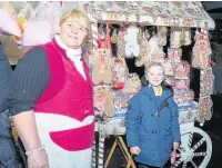  ??  ?? Christmas wouldn’t be Christmas without gingerbrea­d and this stall had a fine selection