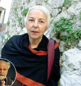  ??  ?? L’autrice Sopra, la scrittrice Fabrizia Ramondino A sinistra, Goffredo Fofi