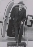  ??  ?? Sir Horace Wilson on his way to Munich