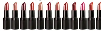  ??  ?? The original 12 Nars lipsticks