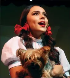  ?? SUBMITTED ?? Rainey Ross rehearses for her role as Dorothy in Cabot High School’s upcoming production of The Wizard of Oz. Performanc­es will take place at 7 p.m. Saturday and at 2:30 p.m. Sunday at the Cabot High School Theatre.