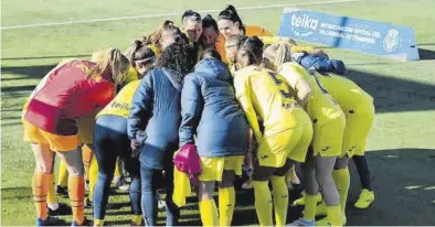  ?? VILLARREAL CF ?? El equipo femenino del Villarreal está cuajando una excelente temporada y hoy recibe al Granada.