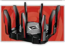  ??  ?? ABOVE If PC Pro gave an award for “Most Terrifying Router”, this would win it