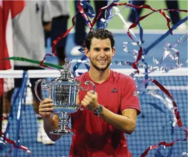  ??  ?? Für US-Open-Sieger Dominic Thiem ist Rafael Nadal der haushohe Favorit auf den Sieg der French Open.