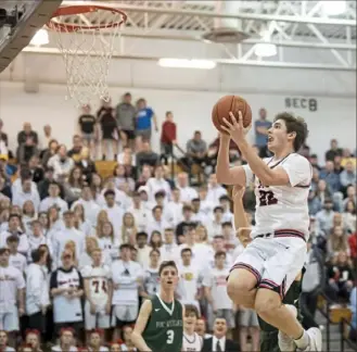  ?? Steph Chambers/Post-Gazette ?? Upper St. Clair's Luke Gensler is a three-year starter who averaged a team-high 15.6 points per game last year.