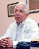  ??  ?? Dr. Joaquìn Mendoza Estrada, cardiólogo pediatra.