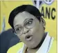  ??  ?? CASTIGATED: Social Developmen­t Minister Bathabile Dlamini, left, and Water and Sanitation Minister Nomvula Mokonyane.