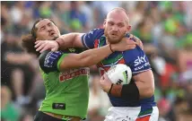  ?? Photo / Photosport ?? Prop Matt Lodge has been released by the Warriors.